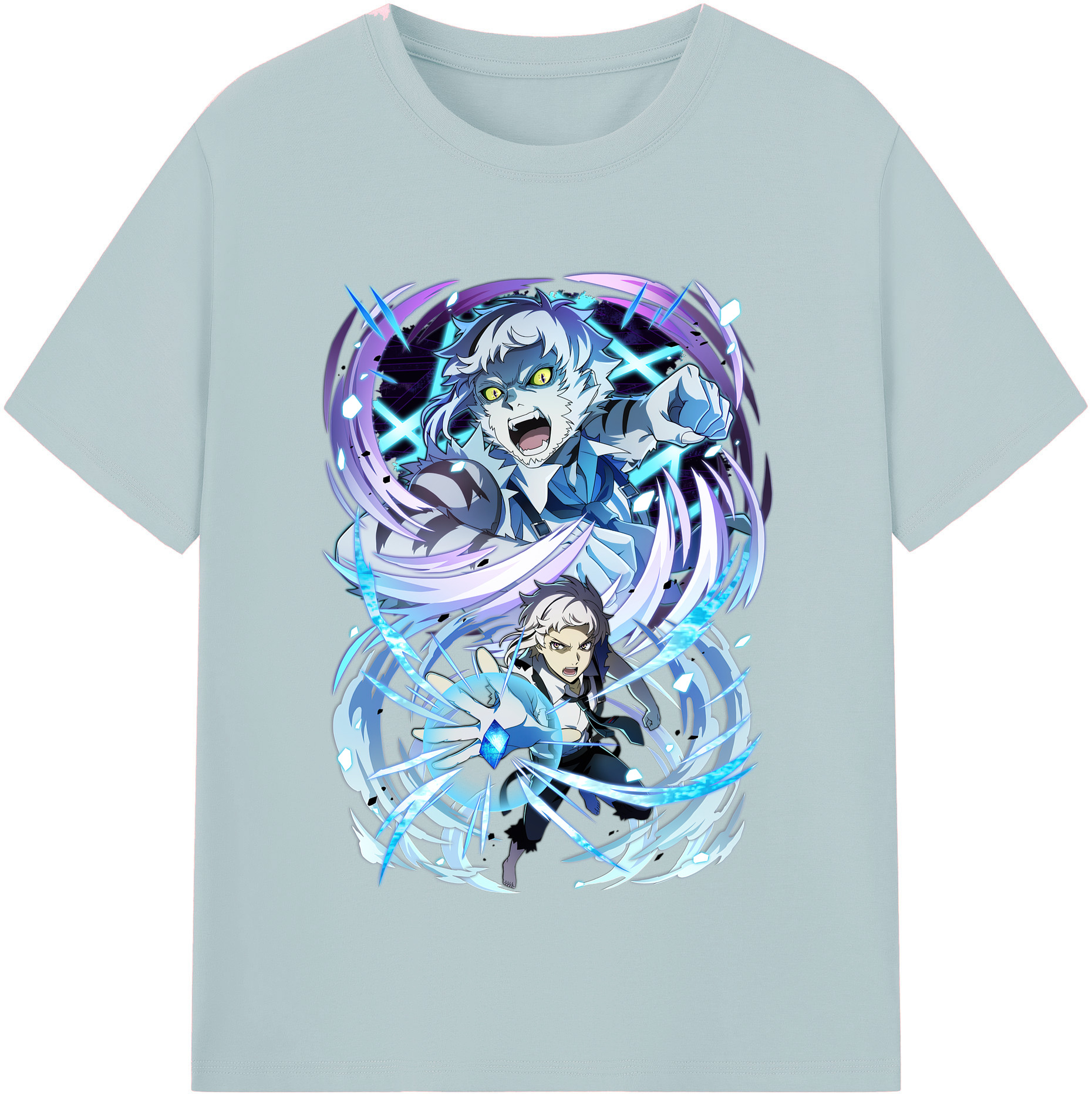 （画像用） 文豪ストレイドッグス Bungo Stray Dogs 綿100％半袖Tシャツ（フロントプリント）